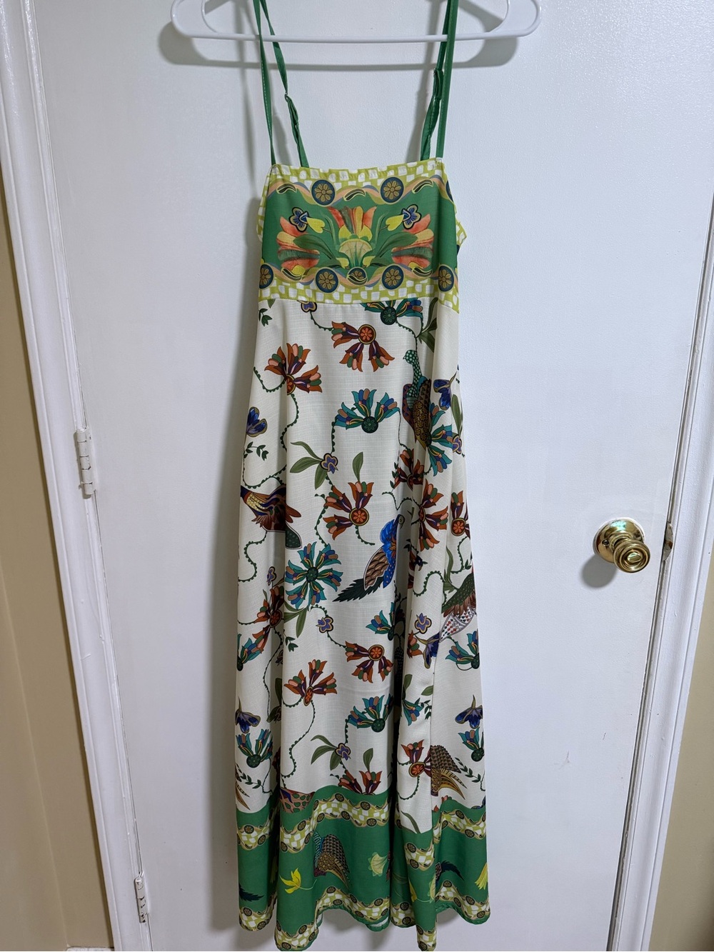 Vestique Boho Floral Maxi Dress with Pockets